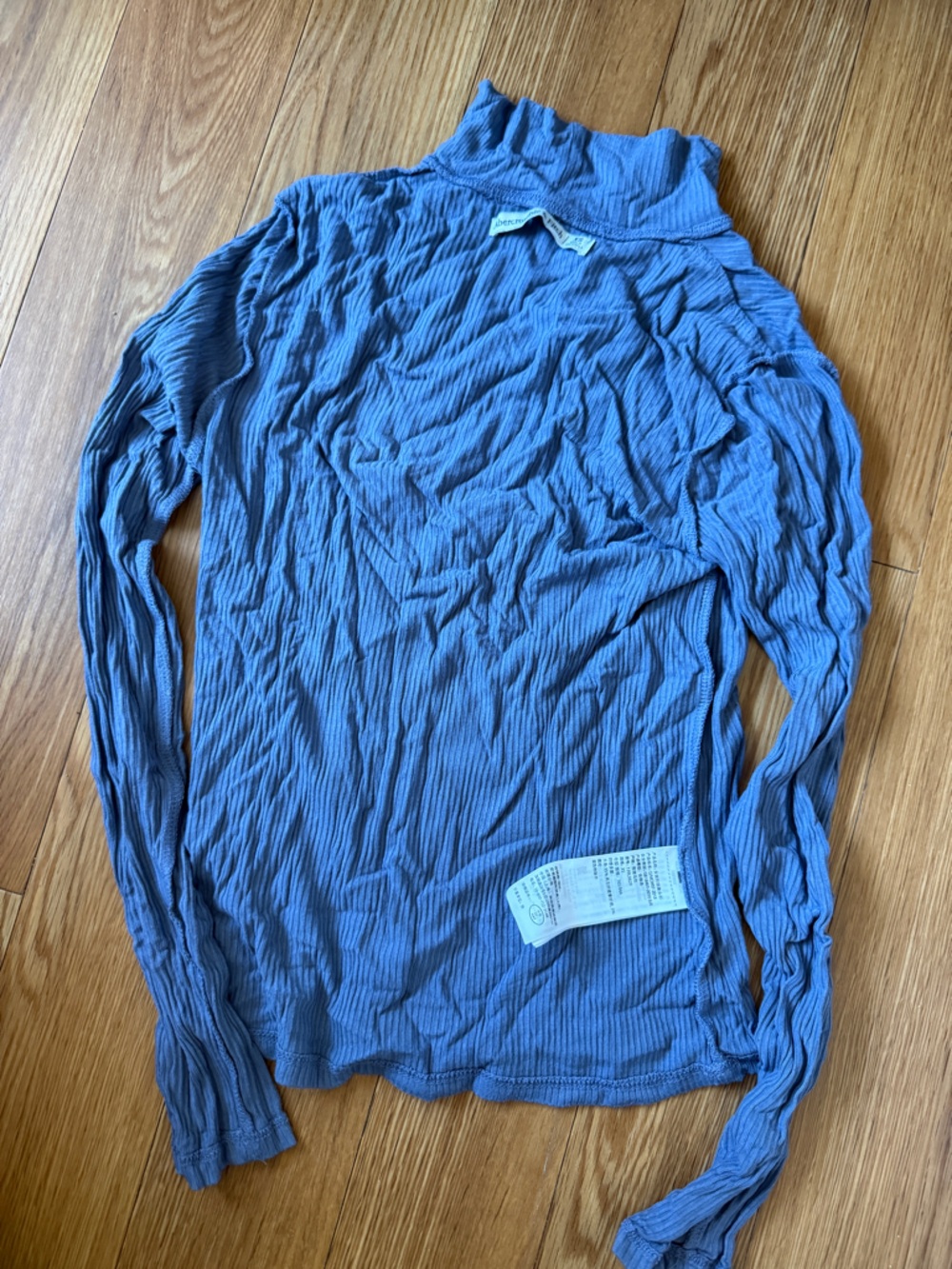 Abercrombie & Fitch Blue Long Sleeve Tee